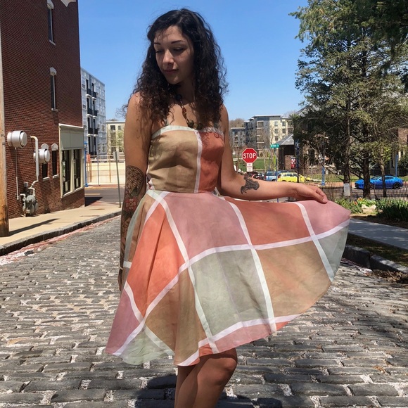 Vintage lovely handmade dress - Picture 2 of 6